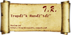 Trepák Renátó névjegykártya
